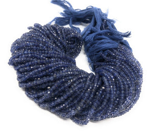 Natural Iolite Faceted Beads, Gemstone Beads, Wholesale Beads, Bulk