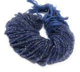 Natural Iolite Faceted Beads, Gemstone Beads, Wholesale Beads, Bulk