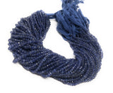 Natural Iolite Faceted Beads, Gemstone Beads, Wholesale Beads, Bulk