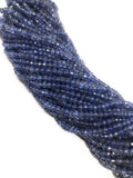 Natural Iolite Faceted Beads, Gemstone Beads, Wholesale Beads, Bulk