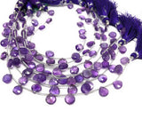 Natural Amethyst Gemstone Beads, Amethyst Briolette Beads, Jewelry