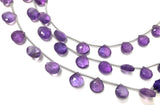 Natural Amethyst Gemstone Beads, Amethyst Briolette Beads, Jewelry
