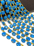 Blue Copper Turquoise Gemstone Beads, Turquoise Beads, Healing