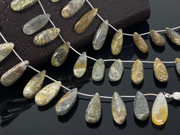 Natural Multi Color Sunstone Gemstone Beads, Black Sunstone Beads for