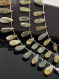 Natural Multi Color Sunstone Gemstone Beads, Black Sunstone Beads for