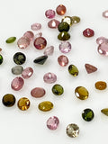 10 Pcs Tourmaline Cut Stones, Natural Multi Tourmaline Loose