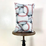 Baseballs | White | Teen Room Decor | Baseball Decor | Baseball Room Maroon Abderus