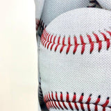 Baseballs | White | Teen Room Decor | Baseball Decor | Baseball Room Maroon Abderus
