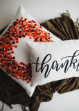 Gather Lumbar Pillow | Pillow Cover 18 x 12 | Primitive Decor | Fall