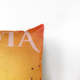 India | Adventure Time | 12x18 | Pillow Cover | Wander lust | Throw Maroon Abderus