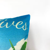 Maldives | Adventure Time | 12x18 | Pillow Cover | Wander lust | Throw Maroon Abderus