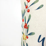 Holiday Wishes Throw Pillow Cover | Gift Ideas | Christmas Home Decor Maroon Abderus