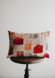 Gift Sleigh Christmas Throw Pillow Cover | 18x12 | Best Friend