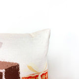 Christmas Gift Collection | Throw Pillow Cover | 20x10 | Unique Home Maroon Abderus