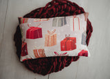 Gift Sleigh Christmas Throw Pillow Cover | 18x12 | Best Friend
