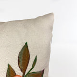 Coffee | Flower | Planters | Pillow Cover | 12x18 | Vintage | Floral Maroon Abderus