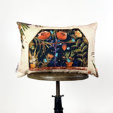 Floral Greenhouse | Pillow Cover | 18x12 | Greenhouse Floral Maroon Abderus