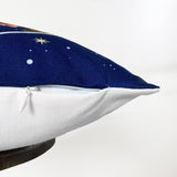 Blue Greenhouse | Pillow Cover | 12x18 | Greenhouse | Pillow | Throw Maroon Abderus