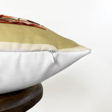 Greenhouse | Green Floral | Pillow Cover | 18x12 | Floral | Pillow | Maroon Abderus