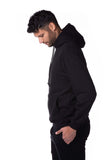 Classic Men's Pullover Hooded Sweatshirt Heavyweight Fleece Hoodie