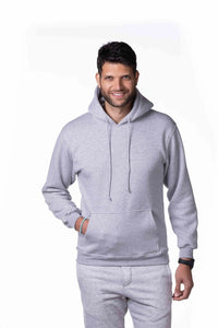 Classic Men's Pullover Hooded Sweatshirt Heavyweight Fleece Hoodie