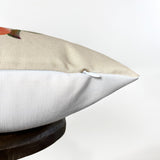 Coffee | Flower | Planters | Pillow Cover | 12x18 | Vintage | Floral Maroon Abderus