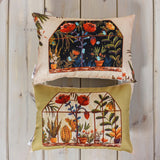 Floral Greenhouse | Pillow Cover | 18x12 | Greenhouse Floral Maroon Abderus