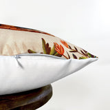 Floral Greenhouse | Pillow Cover | 18x12 | Greenhouse Floral Maroon Abderus