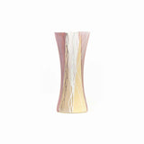 Hand painted Art Glass Vase | Interior Design Home Room Decor Periwinkle Styx