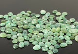 10Pcs / 14 Pcs Natural Emerald Rose Cut Cabochons, Loose Gemstones, Ri