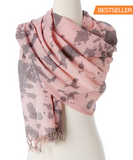 Organic Tie Dye Scarf - Awaken Alabaster