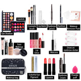 27 Pcs Multi-Purpose Makeup Kit Including Eyeshadow Pink Iolaus