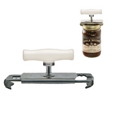 Open Sesame Vintage Style Grip and Twist Jar Opener With Handle Salmon Lucky