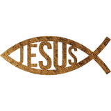 Jesus Fish - Metal Wall Art