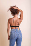 Kali Cross Plunge Bralette Periwinkle Aether