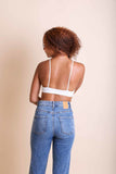 Kali Cross Plunge Bralette Periwinkle Aether