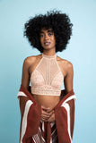 Lattice Choker Bralette Periwinkle Aether
