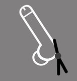 Boneyard Cock Leash Single Teal Mnemosyne