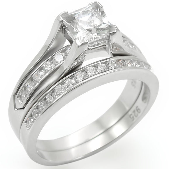 Rhodium 925 Sterling Silver Ring