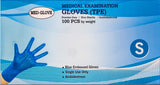 TPE Gloves - 30 Boxes/Case for $89.70 (3000 PCS total)
