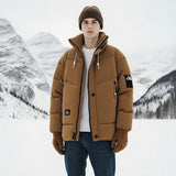 Men's Stand Collar Puffer Jacket