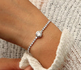 Crystal Tennis Bracelet Jasper