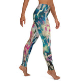 Abstract Colorful Animal Print High Waist Leggings