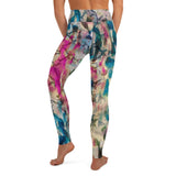 Abstract Colorful Animal Print High Waist Leggings