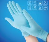 Nitrile Gloves -10 Boxes (12.35$/Box of 100pcs-1000 PCS total)