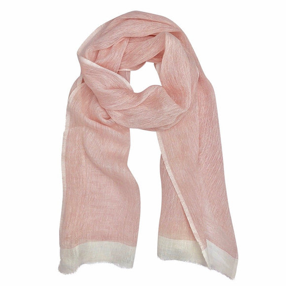 Gauze Linen Two Tone Scarf Ariel
