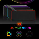 Ninja Dragons RGB Gaming 1 Touch Light Up Desk Mat