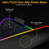 Ninja Dragons RGB Gaming 1 Touch Light Up Desk Mat