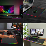 Ninja Dragons RGB Gaming 1 Touch Light Up Desk Mat