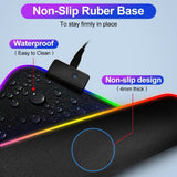 Ninja Dragons RGB Gaming 1 Touch Light Up Desk Mat